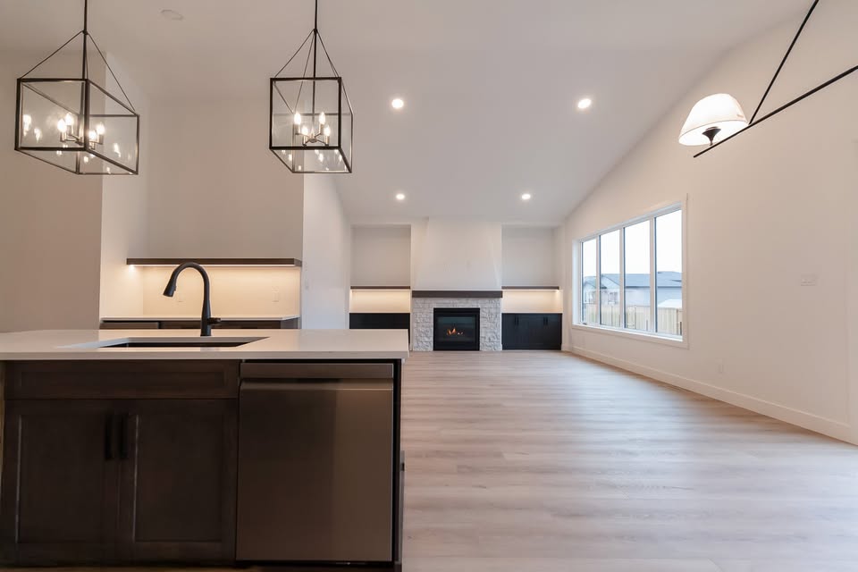 Modern Living Room before staging